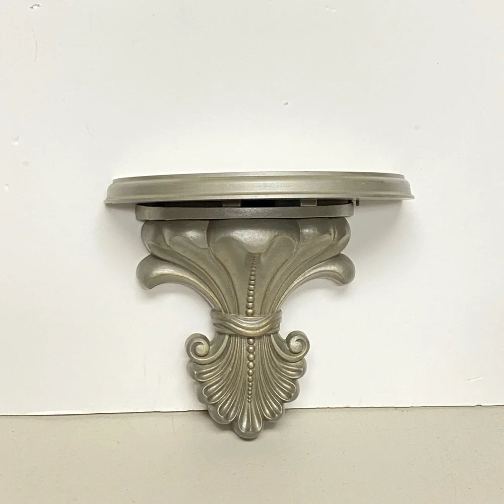Home Interiors Vintage Fleur De Lis Accent Wall Planter/shelf
